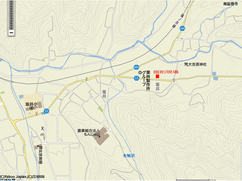 坂井村地図